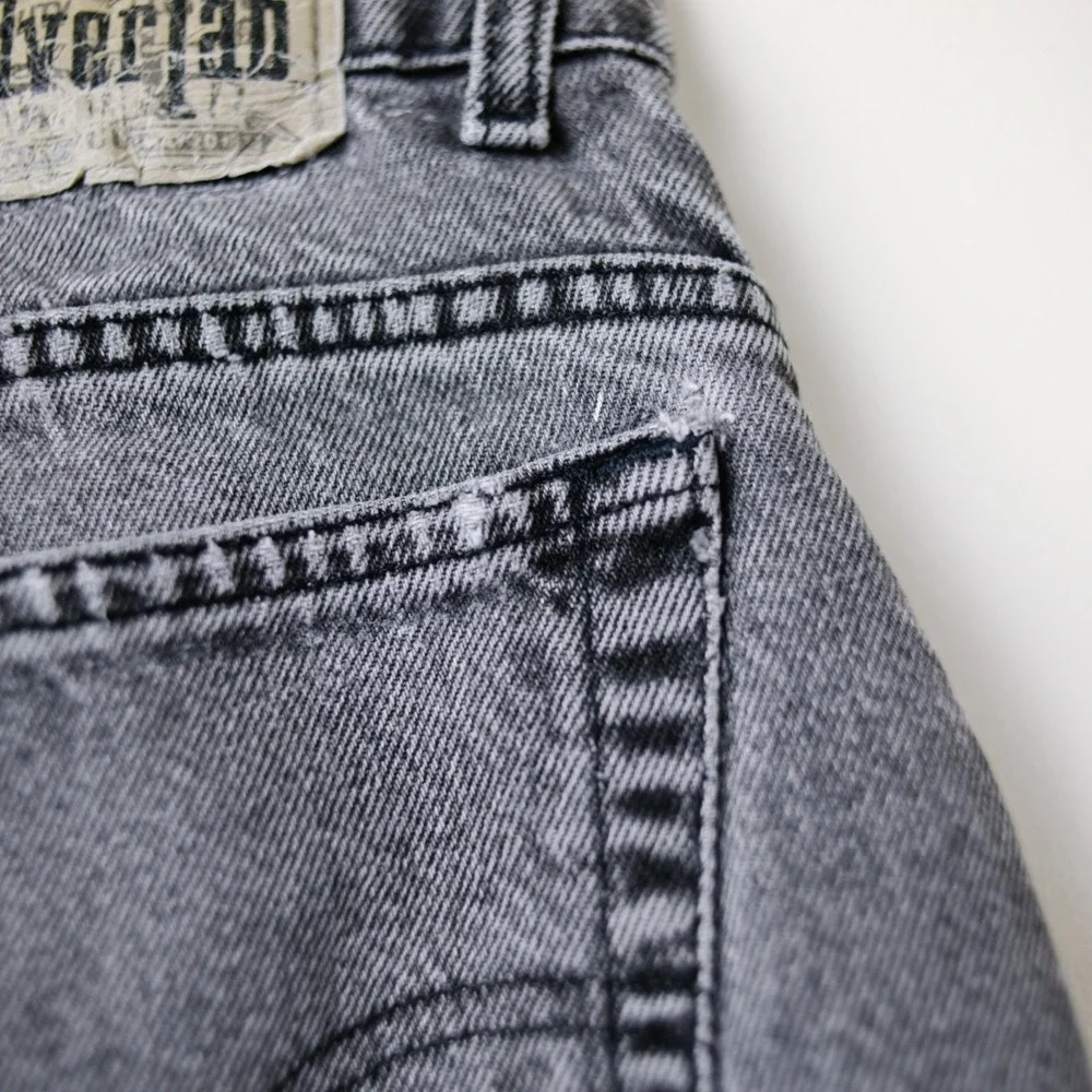 Vintage Levi's‎ SilverTab Loose Jeans 34x34 (31x32) Black Gray Y2K Baggy Skater